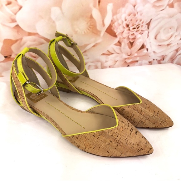 Dolce Vita Shoes - Dolce vita pointed to flats brown green leather 8